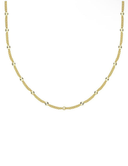 CHOKER DE PLAQUINHA 45CM+5CM