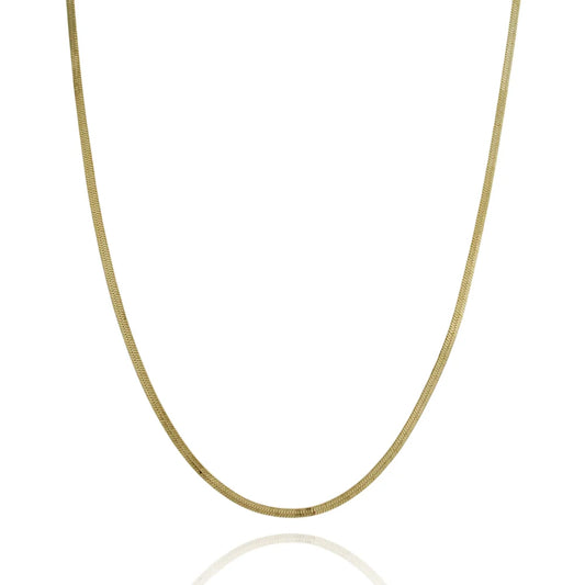 CHOKER MALHA LAMINADA (2,5MM)