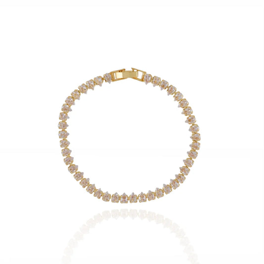 PULSEIRA RIVIERA NAVETE CRISTAL COM FECHO GAVETA