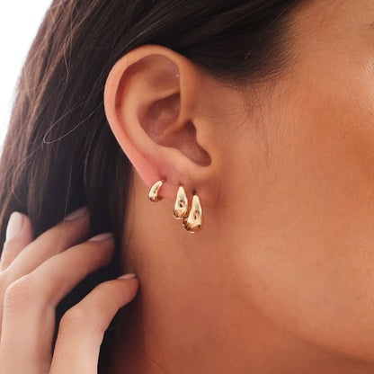 TRIO DE ARGOLINHAS LISAS